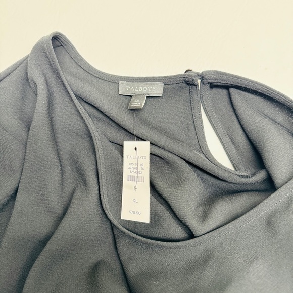 TALBOTS WOMENS CROP TOP SIZE XL BLACK NWT - Picture 10 of 10